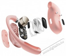 Shokz OpenFit Air. True Wireless Bluetooth rószaszín sport fülhallgató Audio-Video / Hifi / Multimédia - Fül és Fejhallgatók - Fülhallgató - 499981