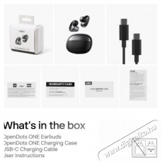 Shokz OpenDots ONE, fekete Audio-Video / Hifi / Multimédia - Fül és Fejhallgatók - Fülhallgató - 525969