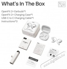 Shokz OpenFit 2+, szürke Audio-Video / Hifi / Multimédia - Fül és Fejhallgatók - Fülhallgató - 519154