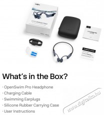 Shokz OpenSwim Pro, szürke Fülhallgató Audio-Video / Hifi / Multimédia - Fül és Fejhallgatók - Fülhallgató - 530020