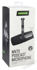 Shure MV7X Fot&oacute;-Vide&oacute; kieg&eacute;sz&iacute;tők - Mikrofon - &Eacute;nek &eacute;s hangszer mikrofon - 525980