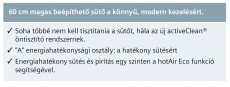 Siemens HB64AR550F elektromos sütő Konyhai termékek - Sütő-főzőlap, tűzhely (beépíthető) - Sütő (beépíthető) - 287600