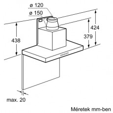 Siemens LC67BB532 páraelszívó Konyhai termékek - Páraelszívó - Kürtős - 282643