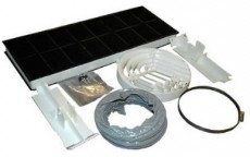 Siemens LZ34500 aktívszűrő + bekötő szett Konyhai termékek - Páraelszívó - Elszívó cső / bekötő szett - 282678