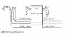 Siemens SR66T096EU mosogatógép Konyhai termékek - Mosogatógép - Keskeny (45cm-ig) beépíthető mosogatógép - 282609