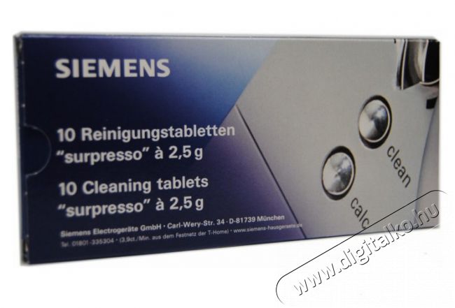 Siemens TZ60001 vízkőmenteső tabletta Konyhai termékek - Kávéfőző / kávéörlő / kiegészítő - Filter / tisztító / vízkőmentesítő - 282708