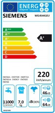 Siemens WI14S441EU mosógép Háztartás / Otthon / Kültér - Mosógép / szárítógép - Elöltöltős mosógép (beépíthető) - 282594