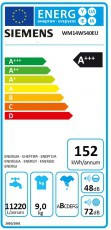 Siemens WM14W540EU mosógép Háztartás / Otthon / Kültér - Mosógép / szárítógép - Elöltöltős normál (60cm-ig) mosógép - 282575
