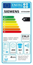 Siemens WT45H200BY Hőszivattyús kondenzációs szárítógép Háztartás / Otthon / Kültér - Mosógép / szárítógép - Szárítógép - 317305