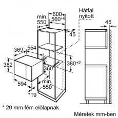 Siemens HF24M564 mikrohullámú sütő Konyhai termékek - Mikrohullámú sütő - Mikrohullámú sütő (beépíthető) - 282639