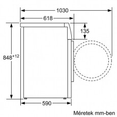 Siemens WM14T440BY mosógép Háztartás / Otthon / Kültér - Mosógép / szárítógép - Elöltöltős normál (60cm-ig) mosógép - 282574