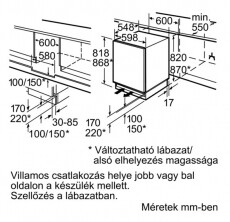 Siemens KU15RA65 hűtőszekrény Konyhai termékek - Hűtő, fagyasztó (beépíthető) - Egyajtós hűtő - 282590