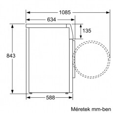 Siemens WD15H542EU mosó-szárítógép Háztartás / Otthon / Kültér - Mosógép / szárítógép - Szárítógép - 282585