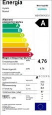 Siemens WD15H542EU mosó-szárítógép Háztartás / Otthon / Kültér - Mosógép / szárítógép - Szárítógép - 282585