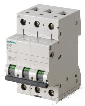 Siemens 5SL6340-7 6KA 3P C 40A kismegszakító Háztartás / Otthon / Kültér - Szerszám - Áramfejlesztő - 388863