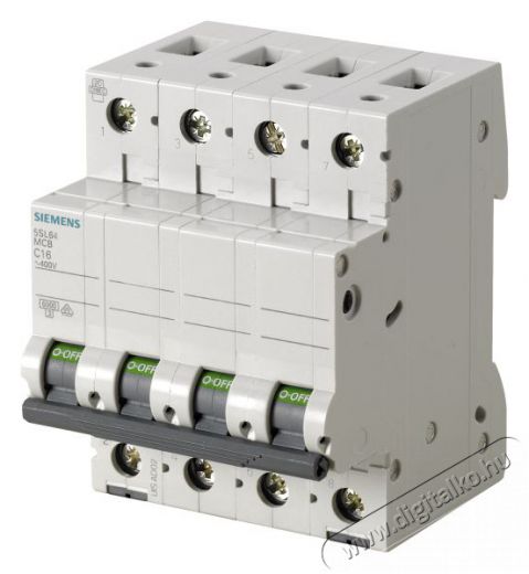 Siemens 5SL6410-7 6KA 4P C 10A kismegszakító Háztartás / Otthon / Kültér - Szerszám - Áramfejlesztő - 388912