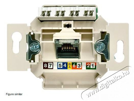 Siemens 5TG2027-1 UAE 1X8pólusú UTP RJ45 CAT6 A informatikai csatlakozóaljzat Háztartás / Otthon / Kültér - Biztonságtechnika - Kiegészítő - 431969