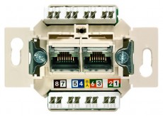 Siemens 5TG2027-2 UAE 2X8pólusú RJ45 UTP CAT6 A informatikai csatlakozóaljzat Háztartás / Otthon / Kültér - Biztonságtechnika - Kiegészítő - 431970