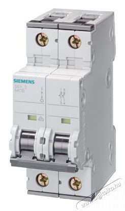 Siemens 5SY5210-7 AC/DC 10KA 2P C 10A kismegszakító Háztartás / Otthon / Kültér - Világítás / elektromosság - Hálózati elosztó / hosszabbító / adapter - 426157