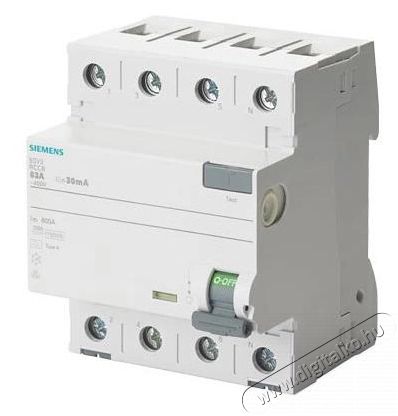 Siemens 5SV3344-3 ÁVK F 40/4 30MA 4 MODUL védőkapcsoló Egyéb - Nem forgalmazzuk ! - 417094