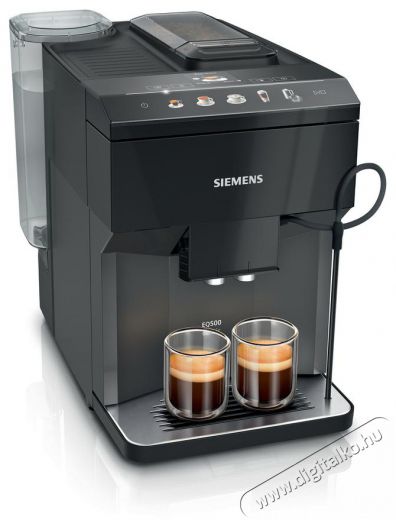 Siemens TP511R09 fekete automata kávéfőző Konyhai termékek - Kávéfőző / kávéörlő / kiegészítő - Automata kávéfőző - 505122