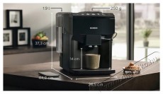 Siemens TP511R09 fekete automata kávéfőző Konyhai termékek - Kávéfőző / kávéörlő / kiegészítő - Automata kávéfőző - 505122