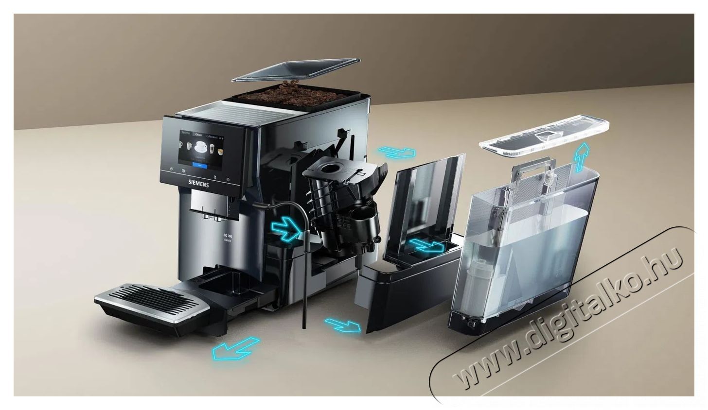 Siemens TP717R06 Konyhai term&eacute;kek - K&aacute;v&eacute;főző / k&aacute;v&eacute;&ouml;rlő / kieg&eacute;sz&iacute;tő - Automata k&aacute;v&eacute;főző - 512853