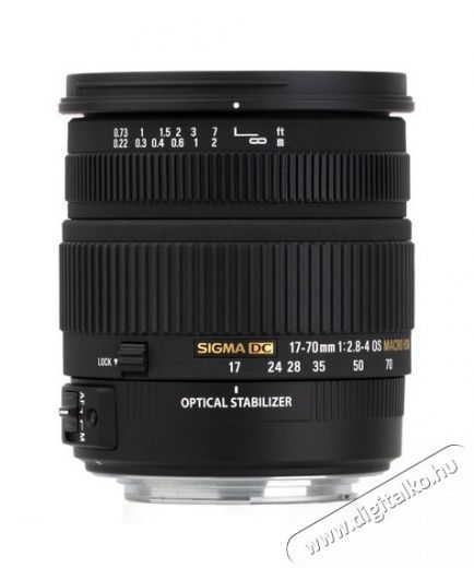 Sigma 17-70mm f/2,8-4 DC Macro OS HSM - Sony (3 &eacute;v garancia!) Fot&oacute;-Vide&oacute; kieg&eacute;sz&iacute;tők - Objekt&iacute;v - Zoom objekt&iacute;v - 253413