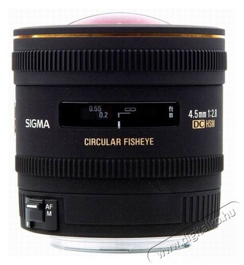 Sigma 4,5mm f/2,8 EX DC Fisheye - Sony Halszem objektív Fotó-Videó kiegészítők - Objektív - Fix fókuszú objektív - 253389
