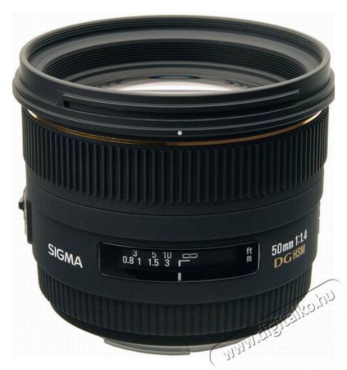 Sigma 50mm f/1,4 EX DG HSM - Canon (3 év garancia!) Fotó-Videó kiegészítők - Objektív - Fix fókuszú objektív - 253324