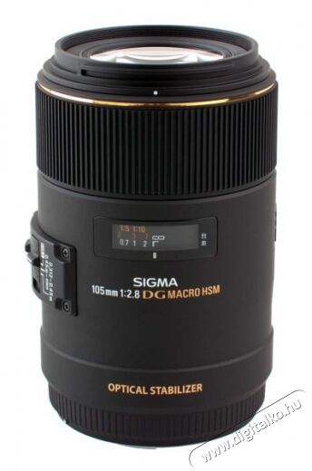 Sigma 105mm f/2,8 EX DG OS Macro HSM - Nikon (3 év garancia!) Fotó-Videó kiegészítők - Objektív - Fix fókuszú objektív - 265934