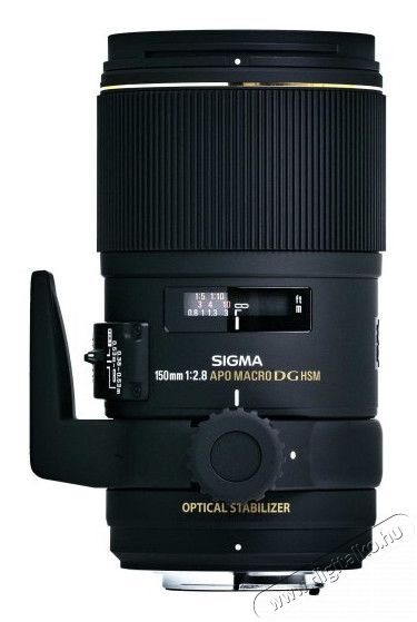 Sigma 150mm f/2,8 APO EX DG OS HSM Macro - Nikon (3 év garancia!) Fotó-Videó kiegészítők - Objektív - Fix fókuszú objektív - 265936