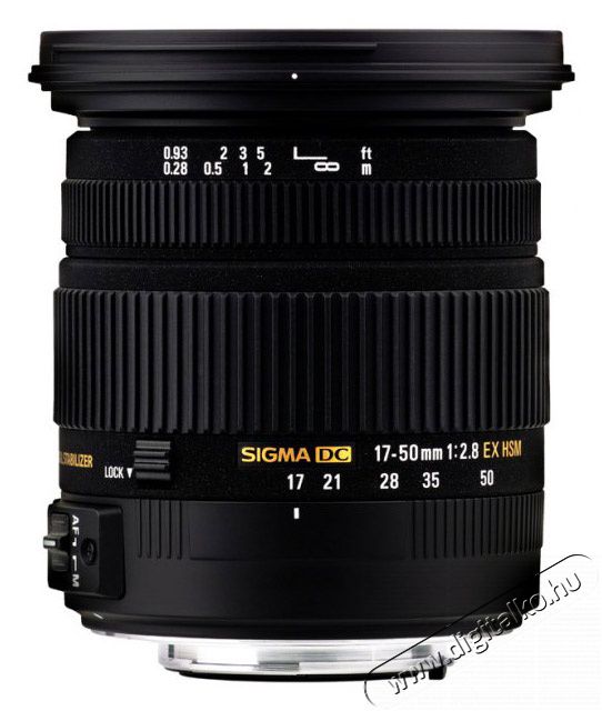 Sigma 17-50mm f/2,8 EX DC HSM - Pentax (3 év garancia!) Fotó-Videó kiegészítők - Objektív - Zoom objektív - 253418