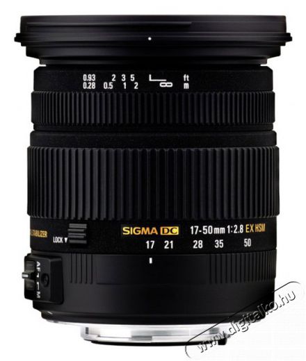 Sigma 17-50mm f/2,8 EX DC HSM - Pentax (3 év garancia!) Fotó-Videó kiegészítők - Objektív - Zoom objektív - 253418