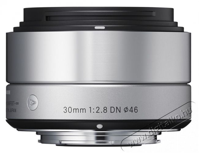 Sigma 30mm f/2,8 (A) EX DN ezüst - Sony (3 év garancia!) Fotó-Videó kiegészítők - Objektív - Fix fókuszú objektív - 265968