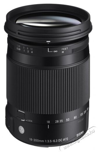 Sigma 18-300mm f/3,5-6,3 (C) DC OS HSM MACRO - Nikon (3 &eacute;v garancia!) Fot&oacute;-Vide&oacute; kieg&eacute;sz&iacute;tők - Objekt&iacute;v - Zoom objekt&iacute;v - 280223