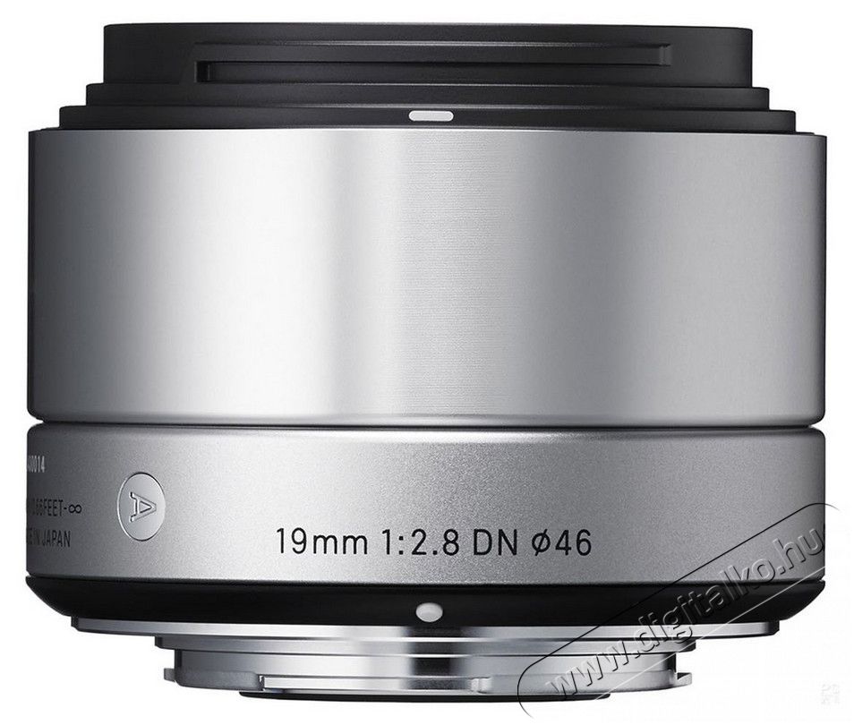 Sigma 19mm f/2,8 (A) EX DN ezüst - Olympus (3 év garancia!) Fotó-Videó kiegészítők - Objektív - Fix fókuszú objektív - 265963