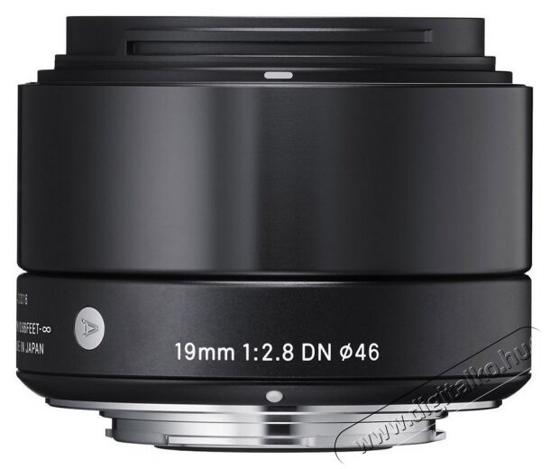 Sigma 19mm f/2,8 (A) EX DN fekete - Olympus (3 év garancia!) Fotó-Videó kiegészítők - Objektív - Fix fókuszú objektív - 265961