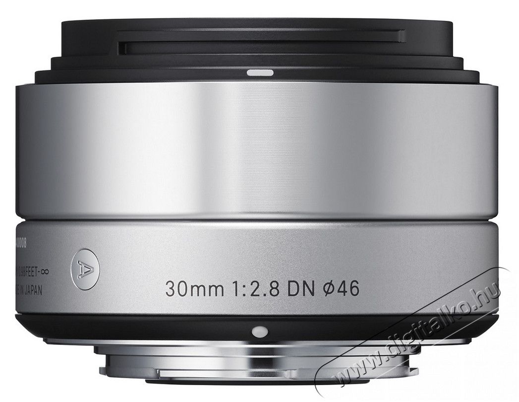Sigma 30mm f/2,8 (A) EX DN ezüst - Olympus (3 év garancia!) Fotó-Videó kiegészítők - Objektív - Fix fókuszú objektív - 265967