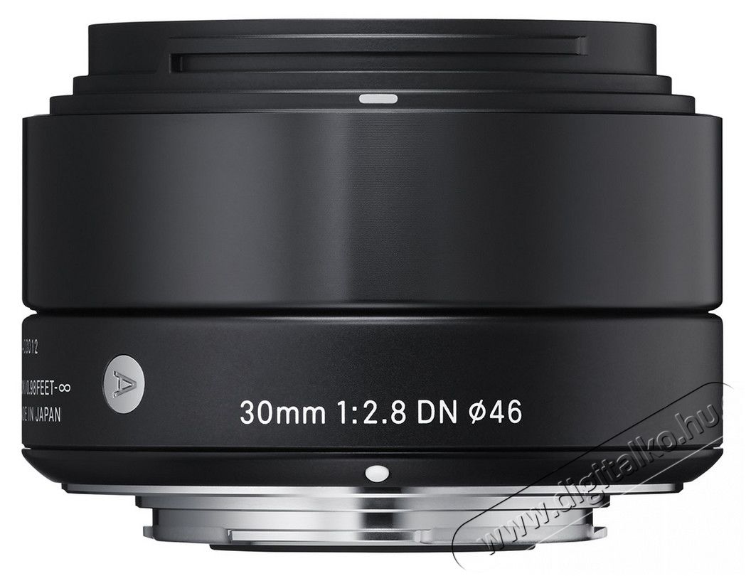 Sigma 30mm f/2,8 (A) EX DN fekete - Olympus (3 év garancia!) Fotó-Videó kiegészítők - Objektív - Fix fókuszú objektív - 265965