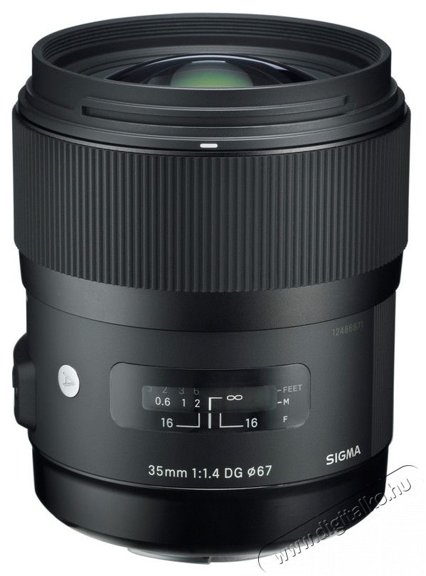 Sigma 35mm f/1,4 (A) DG HSM - Nikon (3 év garancia!) Fotó-Videó kiegészítők - Objektív - Fix fókuszú objektív - 265931