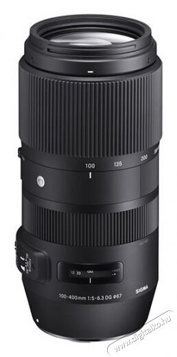 Sigma 100-400mm f/5-6,3 C DG OS HSM objektív - Nikon (3 év garancia!) Fotó-Videó kiegészítők - Objektív - Zoom objektív - 315303