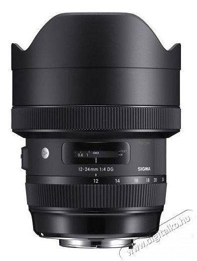 Sigma 12-24mm f/4 (A) DG HSM objektív - Nikon (3 év garancia!) Fotó-Videó kiegészítők - Objektív - Zoom objektív - 314004