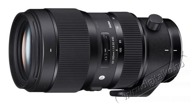 Sigma 50-100mm f/1,8 (A) DC HSM - Nikon (3 év garancia!) Fotó-Videó kiegészítők - Objektív - Zoom objektív