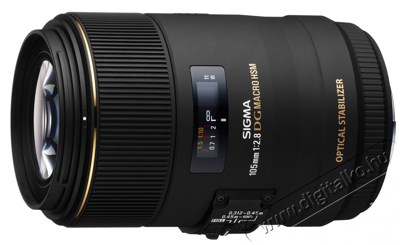 Sigma 105mm f/2,8 EX DG OS Macro HSM - Nikon (3 év garancia!) Fotó-Videó kiegészítők - Objektív - Fix fókuszú objektív - 265934