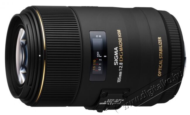 Sigma 105mm f/2,8 EX DG OS Macro HSM - Nikon (3 év garancia!) Fotó-Videó kiegészítők - Objektív - Fix fókuszú objektív - 265934