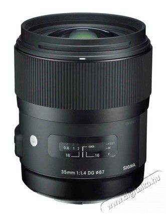 Sigma 35mm f/1,4 (A) DG HSM - Nikon (3 év garancia!) Fotó-Videó kiegészítők - Objektív - Fix fókuszú objektív