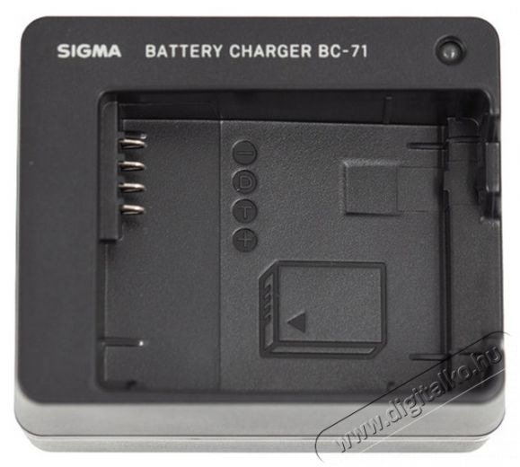 Sigma BC-71 EU AKKUMULÁTOR TÖLTŐ (sDB1003) Fényképezőgép / kamera - Sport kamera tartozékok - Akkumulátor / töltő - 491083