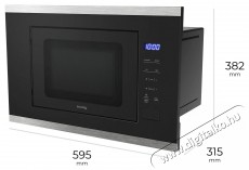 Siguro MO-B150B Cook mikrohullámú sütő Konyhai termékek - Mikrohullámú sütő - Mikrohullámú sütő (beépíthető) - 494846