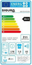 Siguro SGR-TD-H721W Profi Dry szárítógép Háztartás / Otthon / Kültér - Mosógép / szárítógép - Szárítógép - 494844